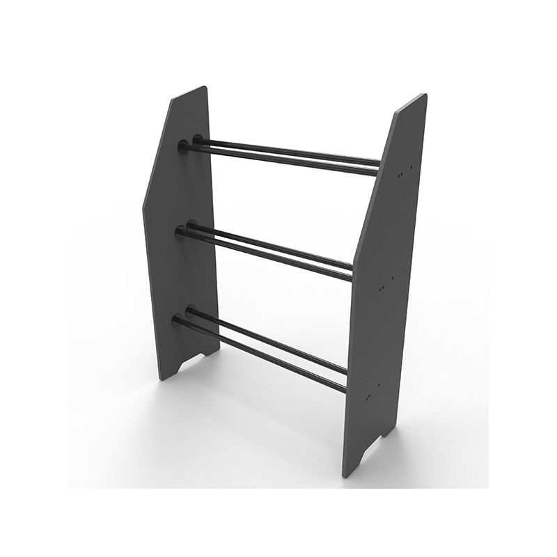 Mueble mancuernas tres bandejas