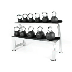 Mueble para pesas rusas kettlebells marca o live