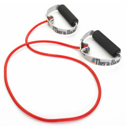 Tubo Elástico Con Asa De Espuma Thera-Band Media