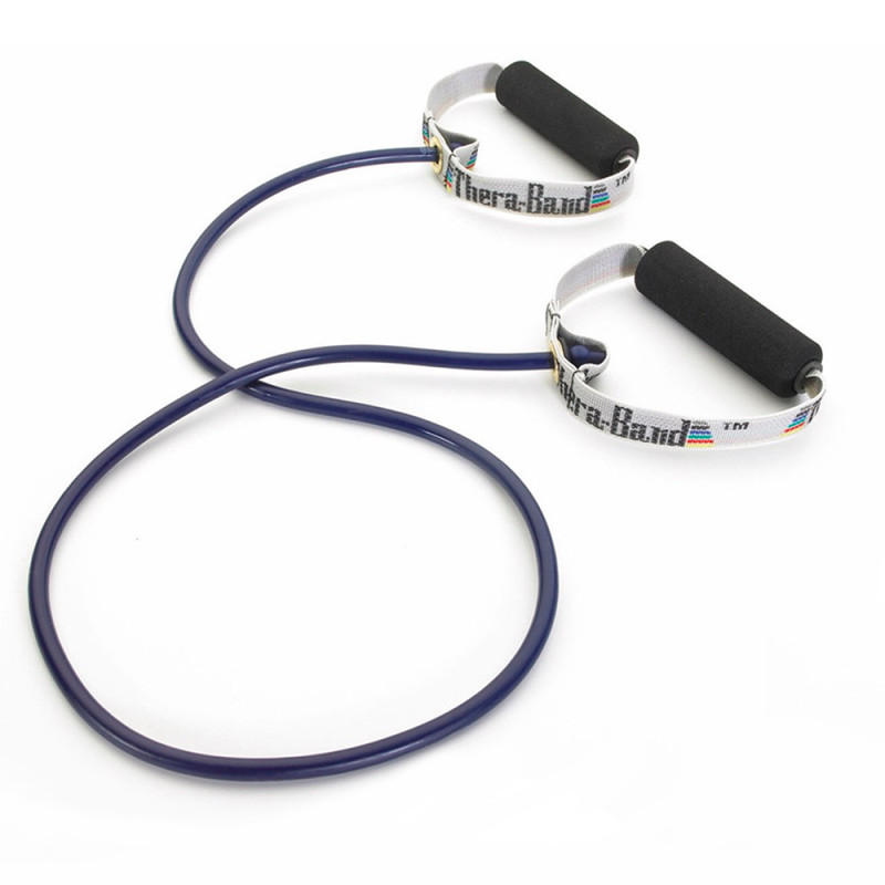 Tubo Elástico Con Asa De Espuma Thera-Band Extra fuerte