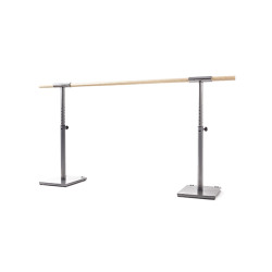 Soporte Con Ruedas-Graduable Barra Ballet Simple 2 m