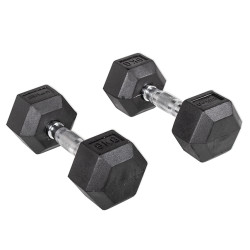 Mancuernas hexagonales 9 kg