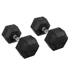 Mancuernas hexagonales 17.5 kg