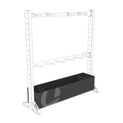 Estante para caja de almacenamiento o'live fitness