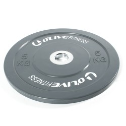 Disco Olímpico de Competición Bumper O'Live Fitness, 5KG Ud