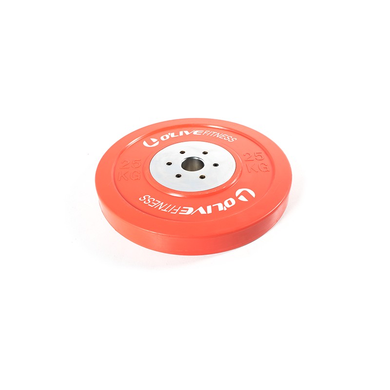 Disco Olímpico de Competición Bumper O'Live Fitness, 25KG Ud