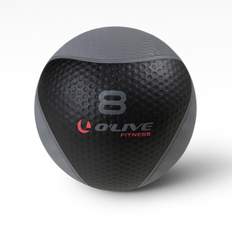 Balón Medicinal O'Live 8 kg BLK EDT | Core y Potencia