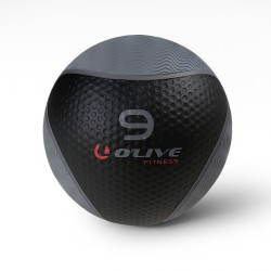 Balón Medicinal O'Live 9 kg BLK EDT | Rendimiento Pro