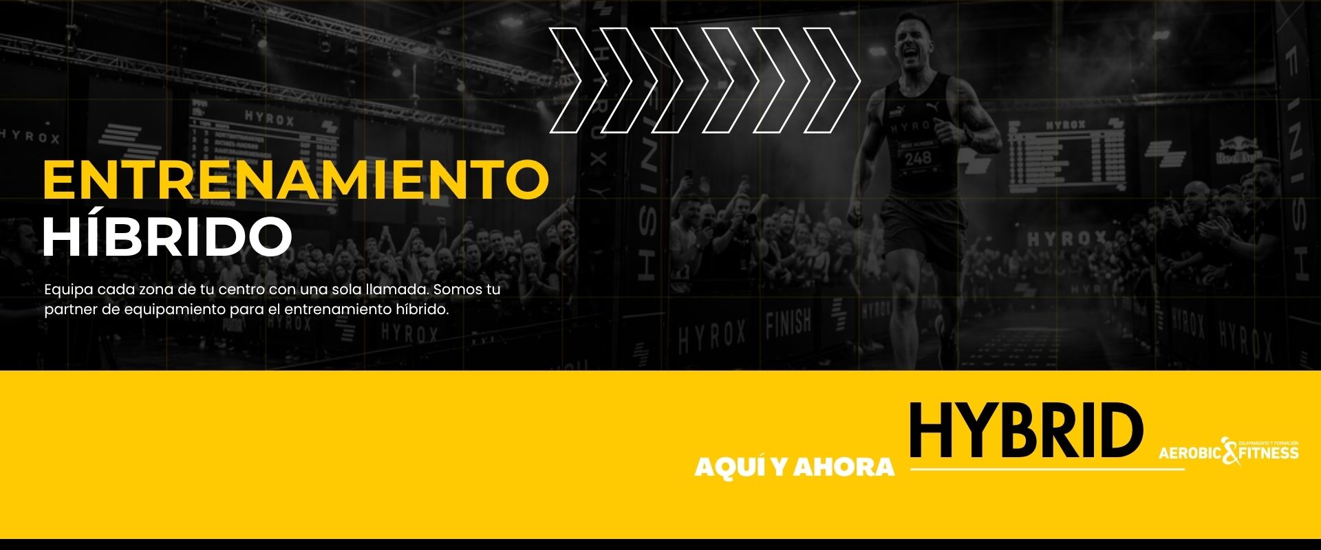 Zona de entrenamiento HYROX para gimnasios - Aerobic & Fitness